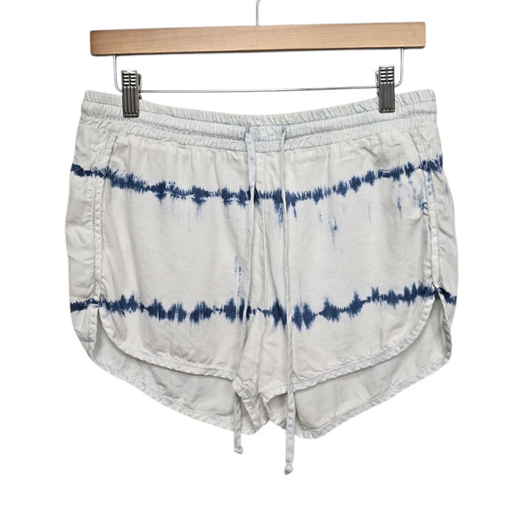 Cloth & Stone Shorts Womens Small Tie Dye‎ Tencel Lyocell Drawstring Made USA - Picture 1 of 9